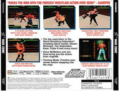 Back Of Case | WWF Warzone Playstation