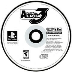 Game Disc - (SLUS-00821GH) | Street Fighter Alpha 3 [Greatest Hits] Playstation
