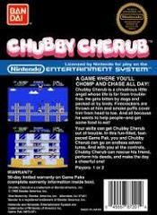 Chubby Cherub - Back | Chubby Cherub NES