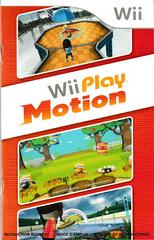 Manual - Front | Wii Play Motion Wii