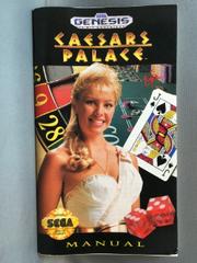 Instruction Manual | Caesar's Palace [Cardboard Box] Sega Genesis