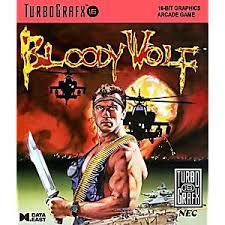 Bloody Wolf - Front | Bloody Wolf TurboGrafx-16