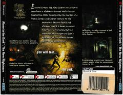 Back Of Case | Alone In The Dark The New Nightmare Sega Dreamcast