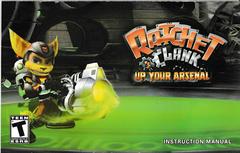 Manual - Front | Ratchet & Clank Up Your Arsenal [Greatest Hits] Playstation 2
