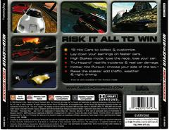 Back Of Box | Need for Speed High Stakes Playstation