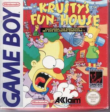 Krusty's Fun House Cover Art