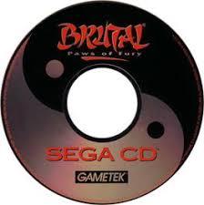 Brutal Paws Of Fury - Disc | Brutal Paws of Fury Sega CD