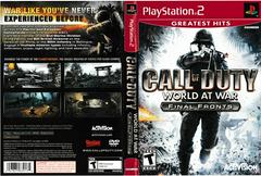 Artwork - Back, Front | Call of Duty World at War Final Fronts [Greatest Hits] Playstation 2