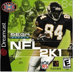 Manual - Front | NFL 2K1 [Sega All Stars] Sega Dreamcast