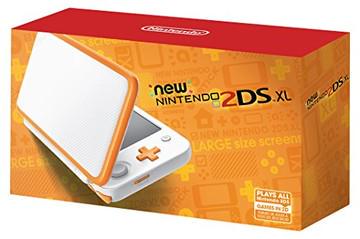 New Nintendo 2DS XL White & Orange Cover Art