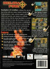 Back Of Case | Return Fire [Long Box] Playstation