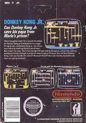 Donkey Kong Jr - Back | Donkey Kong Jr NES