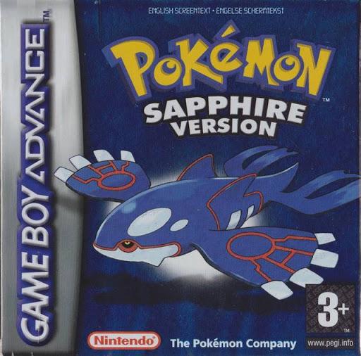 Pokemon Sapphire Cover Art