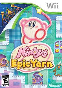 Kirby's Epic Yarn Cover Art