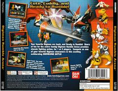 Back Of Case | Digimon Rumble Arena Playstation