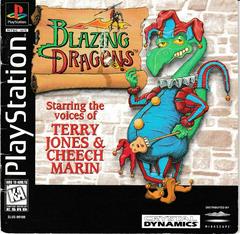 Manual - Front | Blazing Dragons Playstation