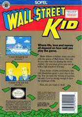 Wall Street Kid - Back | Wall Street Kid NES