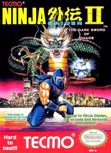 Ninja Gaiden II The Dark Sword of Chaos Cover Art