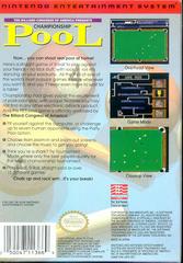 Championship Pool - Back | Championship Pool NES