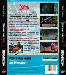 Back Of Box | X-COM UFO Defense [Long Box] Playstation