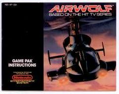 Airwolf - Instructions | Airwolf NES