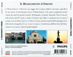 Cover Art Back | Il Rinascimento a Firenze CD-i