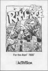 Rampage - Instructions | Rampage Atari 7800