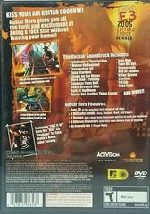 Back Of Case - (UPC 047875956537) | Guitar Hero [Greatest Hits] Playstation 2