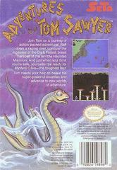 Adventures Of Tom Sawyer - Back | Adventures of Tom Sawyer NES