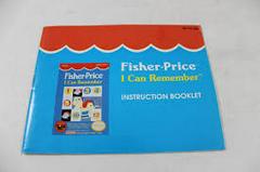 Fisher Price I Can Remember - Instructions | Fisher Price I Can Remember NES