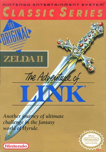 Zelda II The Adventure of Link [Gray Cart] Cover Art