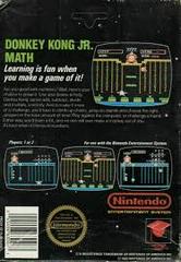 Donkey Kong Jr Math - Back | Donkey Kong Jr Math [5 Screw] NES