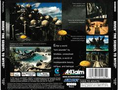 Back Of Case | Riven The Sequel to Myst Playstation
