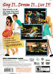 Back Of Box | High School Musical Sing It Bundle Playstation 2
