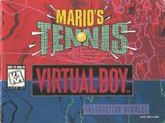 Mario'S Tennis - Instructions | Mario's Tennis Virtual Boy