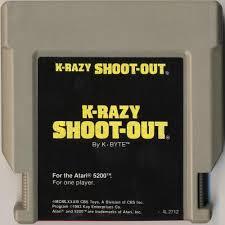 K-Razy Shoot-Out - Cartridge | K-razy Shoot-Out Atari 5200