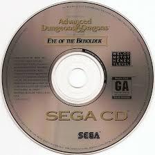 Eye Of The Beholder - Disc | Advanced Dungeons & Dragons Eye of The Beholder Sega CD