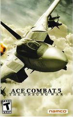Manual - Front | Ace Combat 5 Unsung War [Greatest Hits] Playstation 2