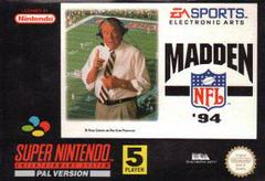 Madden NFL '94 PAL Super Nintendo Prices