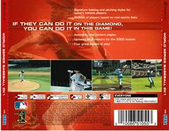Back Of Case | World Series Baseball 2K1 [Sega All Stars] Sega Dreamcast