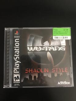 Wu-Tang: Shaolin Style PSX Back cover