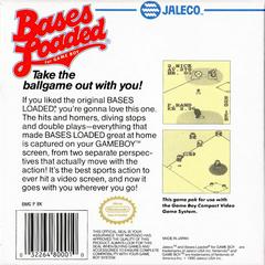 Bases Loaded - Back | Bases Loaded GameBoy