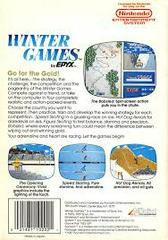 Winter Games - Back | Winter Games [5 Screw] NES