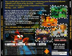Back Of Case (Part Of A Set) | CTR Crash Team Racing [Collector's Edition] Playstation