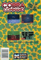 Cobra Command - Back | Cobra Command NES