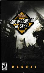 Manual - Front | Fallout Brotherhood of Steel Playstation 2