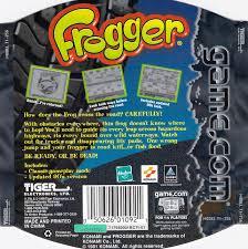 Frogger - Back | Frogger Game.Com