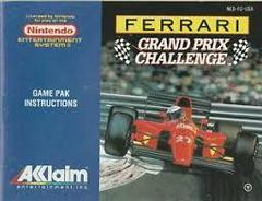 Ferrari Grand Prix Challenge - Instructions | Ferrari Grand Prix Challenge NES
