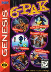 6-Pak [Cardboard Box] Sega Genesis Prices