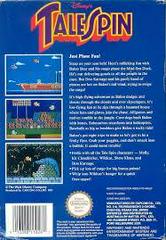TaleSpin - Back | TaleSpin NES